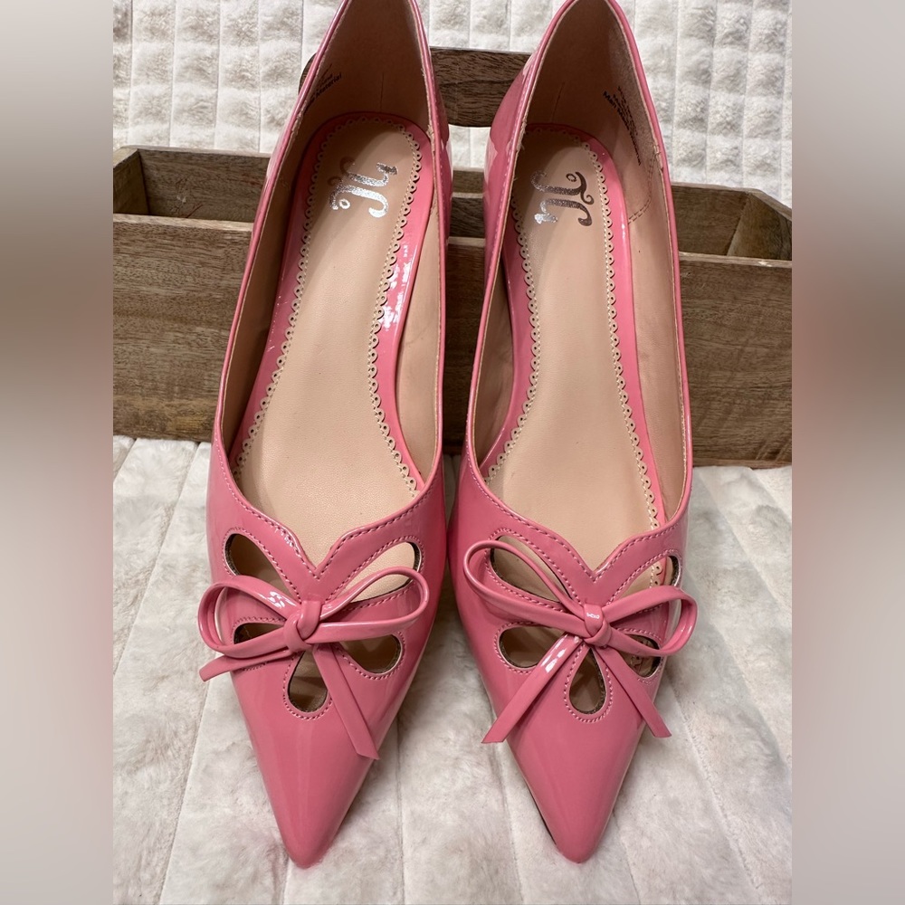 Pink Kitten Heels Size 6.5 Journee Collection Brand